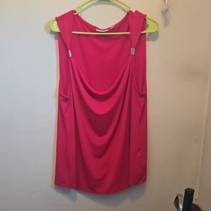 New York & Company Vibrant Red Top